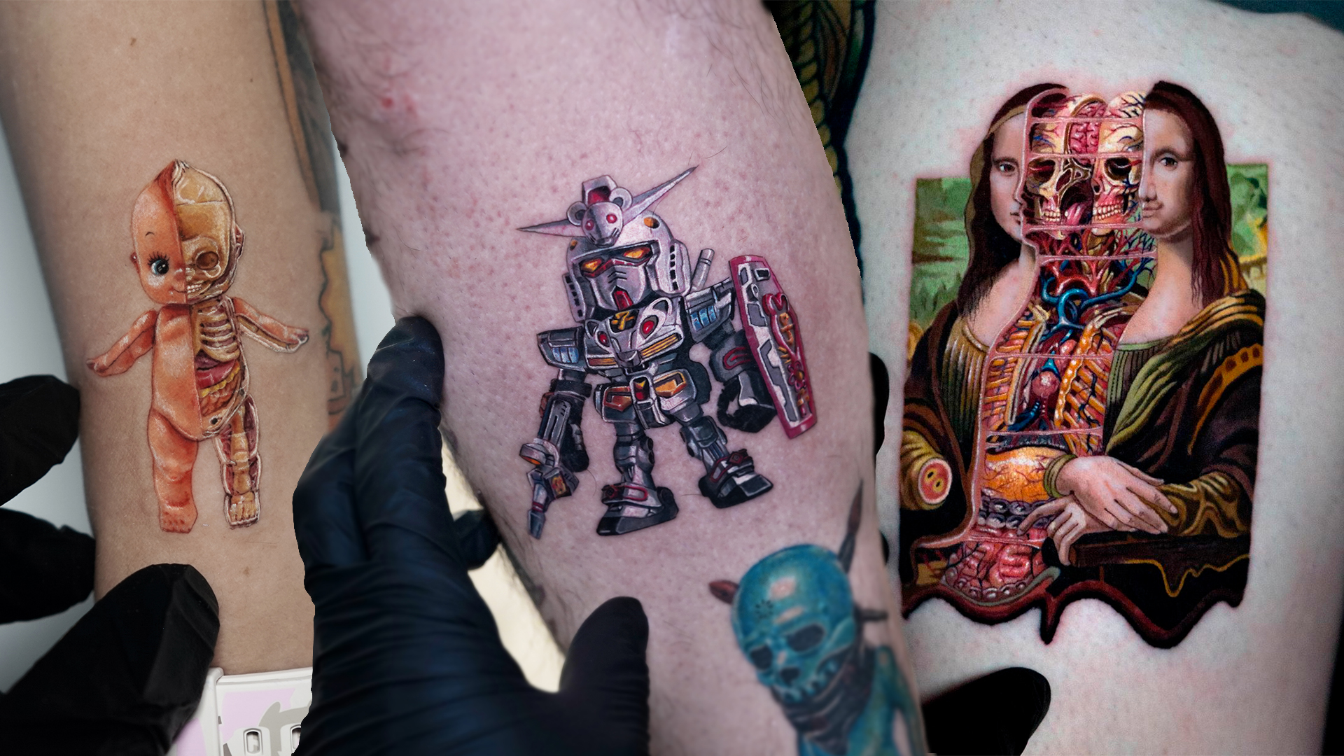 Black Long Robot Arm Fake Tattoo Stickers Men Party Full Shoulder Temporary  Tattoo Women Makeup Tips Waterproof Tatto Gear | Wish