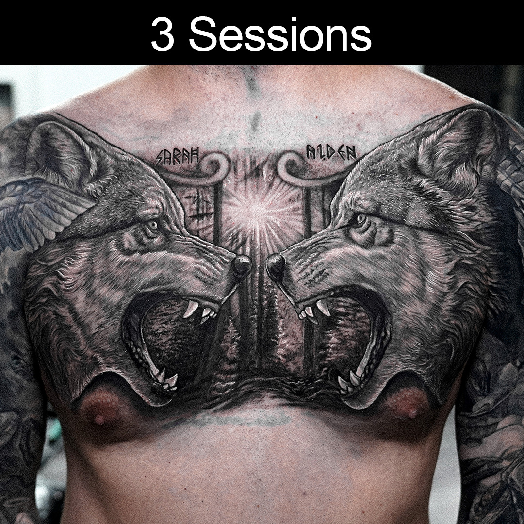 3 sessions