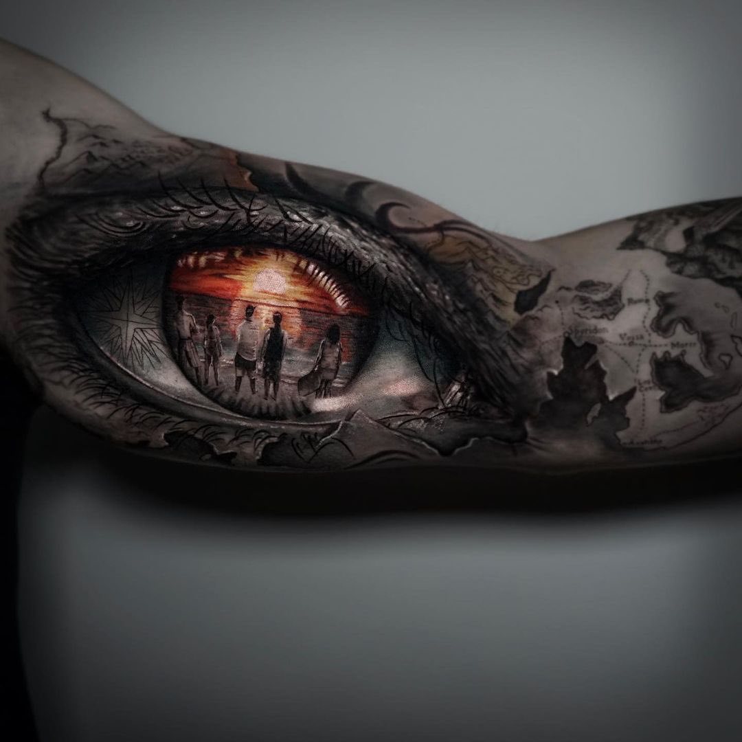 eye tattoo